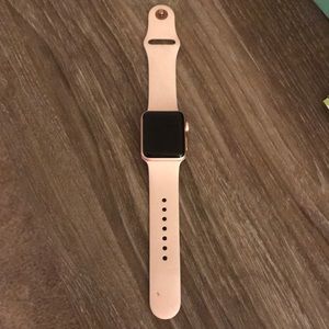 Series 2 iwatch, 38mm rose gold